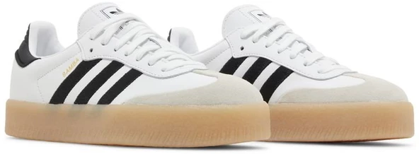 Adidas Sambae White Black Gum Spor Ayakkabı - Resim 8
