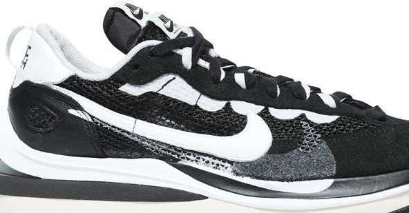 Nike VaporWaffle x Sacai Black White Spor Ayakkabı - 2