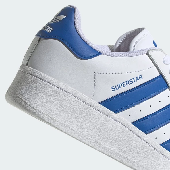 Adidas Superstar White Blue Bird Spor Ayakkabı - 4