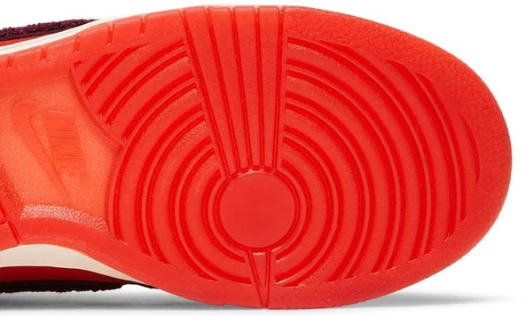 Nike Dunk Low Retro PRM Year of the Rabbit Brown Orange Kadın Spor Ayakkabı - Resim 5