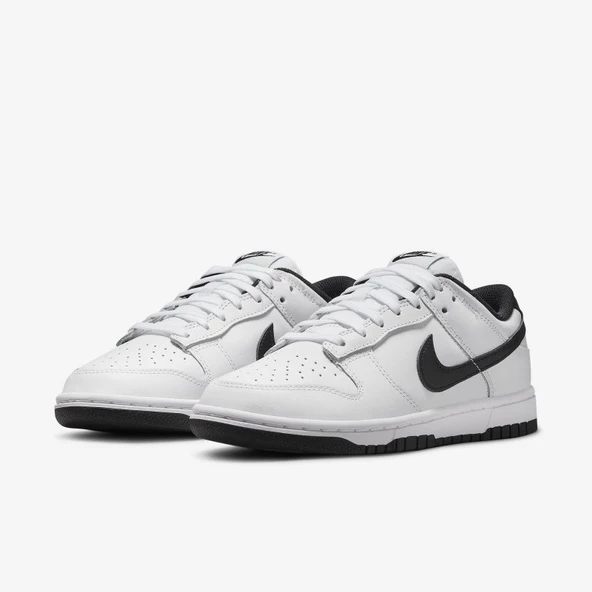 Nike Dunk Low White Black Spor Ayakkabı - 7