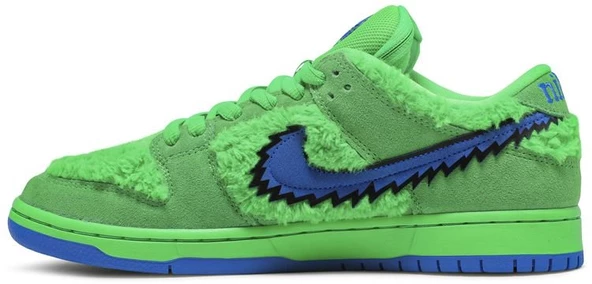 Nike Grateful Dead x Dunk Low SB Green Bear Spor Ayakkabı - Resim 3