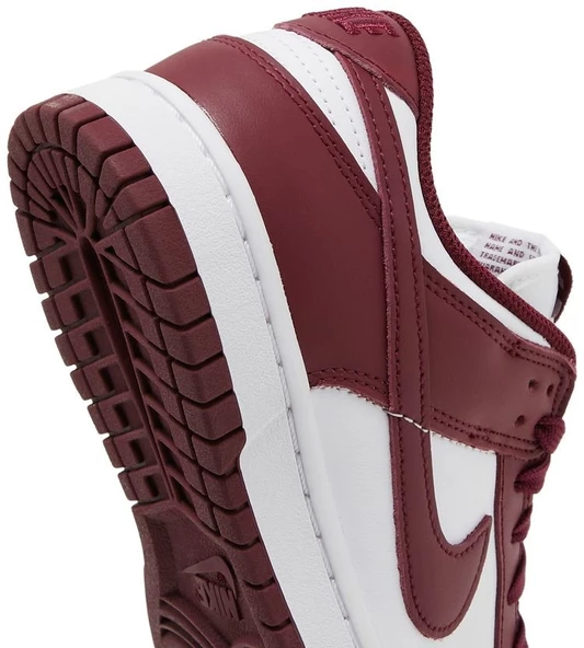 Nike Dunk Low Bordeaux Spor Ayakkabı - Resim 10