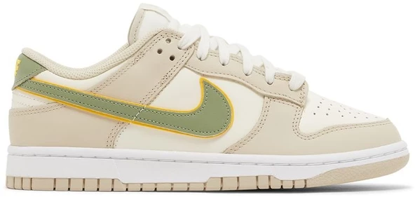 Nike Dunk Low Pale Ivory Oil Green Spor Ayakkabı