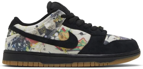 SB Dunk Low x Supreme Rammellzee Erkek Spor Ayakkabı ürün görseli 1
