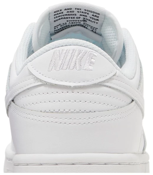 Nike Dunk Low Triple White Spor Ayakkabı - 7