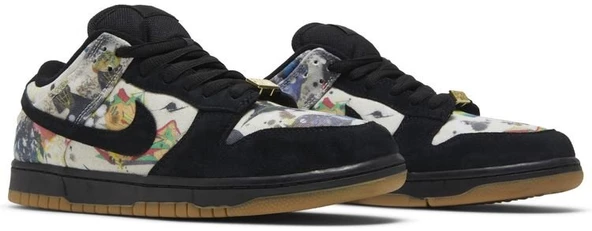 SB Dunk Low x Supreme Rammellzee Erkek Spor Ayakkabı - Resim 8