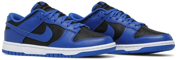 Nike Dunk Low Retro Black Hyper Cobalt 2021 Spor Ayakkabı - Resim 8