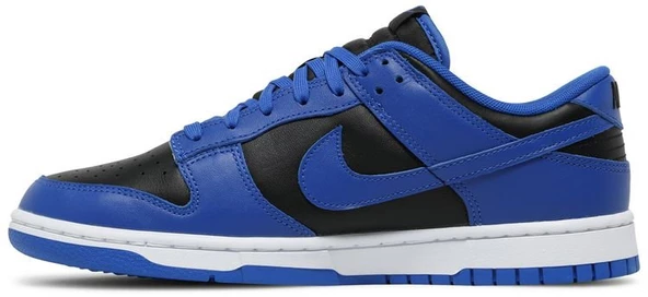 Nike Dunk Low Retro Black Hyper Cobalt 2021 Spor Ayakkabı - Resim 3