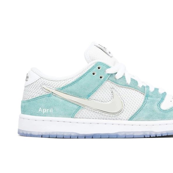 Nike SB Dunk Low x April Skateboards Teal Spor Ayakkabı - 5