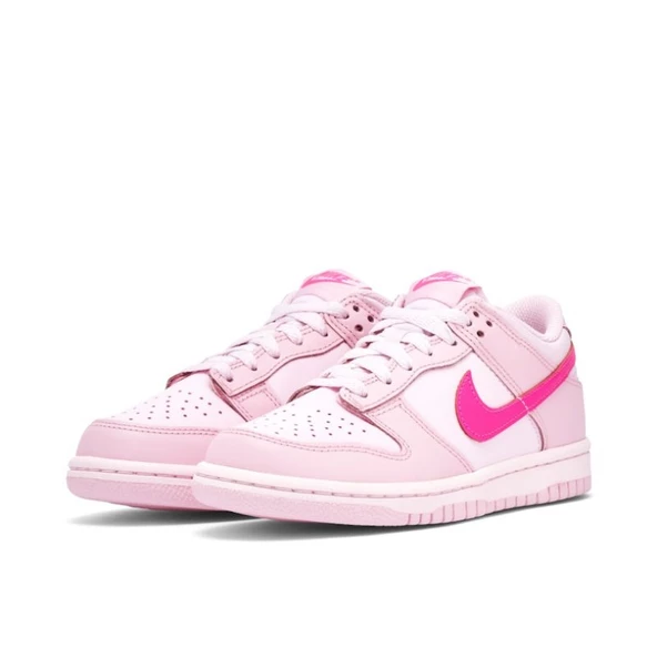 Nike Dunk Low Triple Pink Spor Ayakkabı - 3