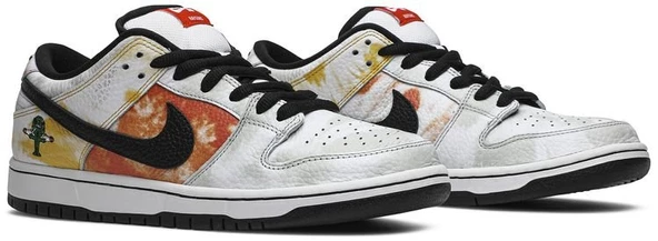 Nike SB Dunk Raygun White Tie-Dye Spor Ayakkabı - 8