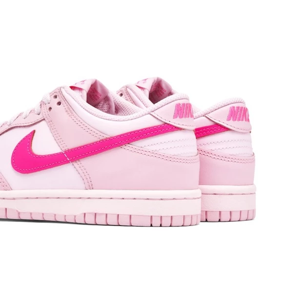 Nike Dunk Low Triple Pink Spor Ayakkabı - 4