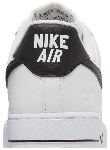 Nike Air Force 1 40th Anniversary White Black Spor Ayakkabı - Resim 7