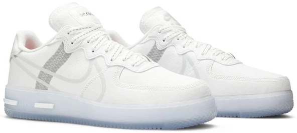 Nike Air Force 1 React White Spor Ayakkabı - 8