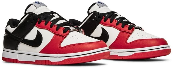 Nike Dunk Low EMB NBA 75th Anniversary Chicago Spor Ayakkabı - Resim 8