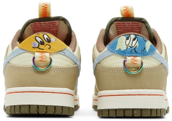 Nike Dunk Low Cartoon Spor Ayakkabı - Resim 6