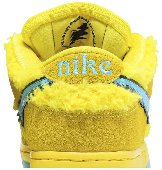 Nike Grateful Dead x Dunk Low SB Yellow Bear Spor Ayakkabı - Resim 7