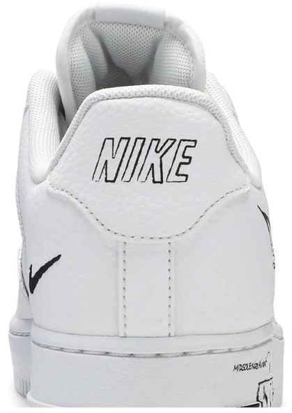 Nike Air Force 1 Low Sketch White Spor Ayakkabı - Resim 7