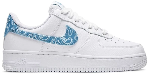 Nike Air Force 1 Low Paisley Blue Spor Ayakkabı - Resim 2