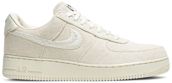 Nike Stussy x Air Force 1 Low Fossil Stone Spor Ayakkabı ürün görseli 1