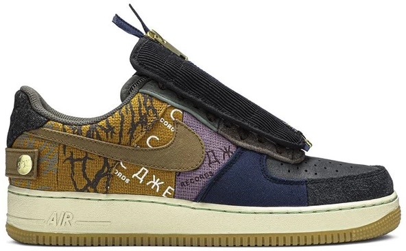 Nike Air Force 1 Low Travis Scott Cactus Jack Spor Ayakkabı