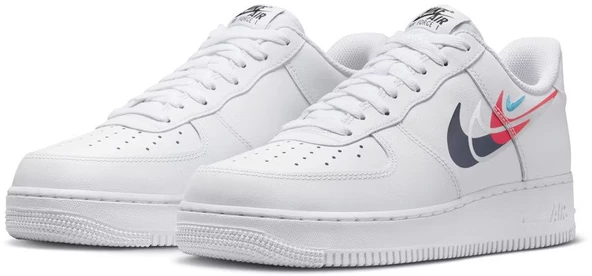 Nike Air Force 1 Low Quadruple Swoosh Spor Ayakkabı - Resim 3