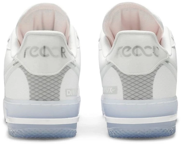 Nike Air Force 1 React White Spor Ayakkabı - 6