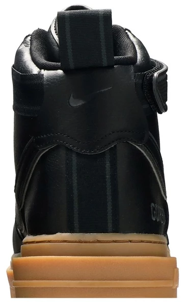 Nike Air Force 1 GTX Boot Black Gum Spor Ayakkabı - Resim 7