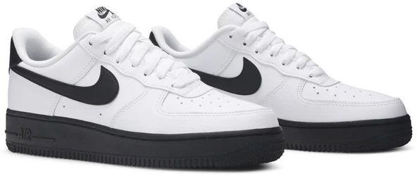 Nike Air Force 1 Low White Black Sole Spor Ayakkabı - Resim 8