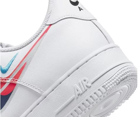 Nike Air Force 1 Low Quadruple Swoosh Spor Ayakkabı - Resim 6