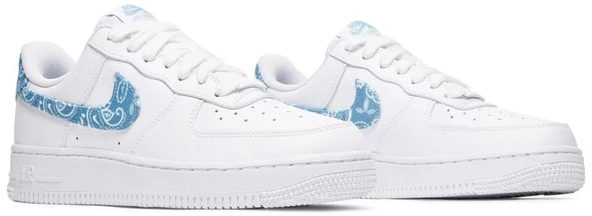 Nike Air Force 1 Low Paisley Blue Spor Ayakkabı - Resim 8