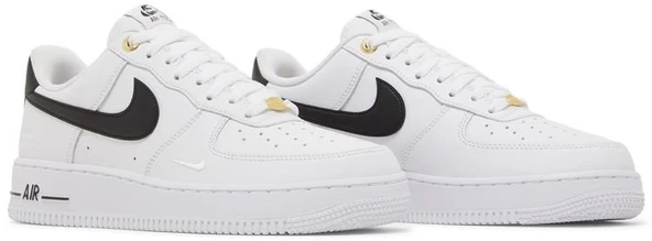 Nike Air Force 1 40th Anniversary White Black Spor Ayakkabı - Resim 8
