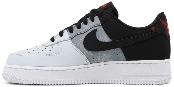 Nike Air Force 1 07 LV8 Black Smoke Grey Spor Ayakkabı - Resim 3