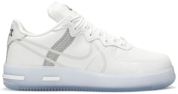 Nike Air Force 1 React QS White Light Bone Spor Ayakkabı