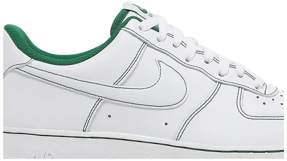 Nike Air Force 1 Low Contrast Stitch White Pine Green Spor Ayakkabı - Resim 2