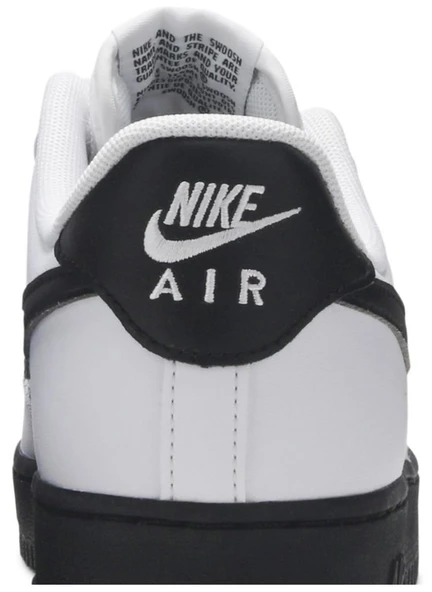 Nike Air Force 1 Low White Black Sole Spor Ayakkabı - Resim 7