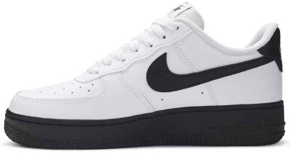 Nike Air Force 1 Low White Black Sole Spor Ayakkabı - Resim 3