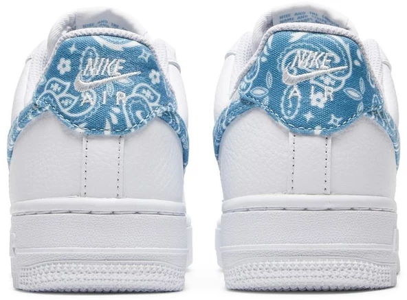 Nike Air Force 1 Low Paisley Blue Spor Ayakkabı - Resim 6