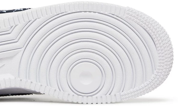 Nike Air Force 1 Low 07 Essential White Black Paisley Spor Ayakkabı - Resim 5
