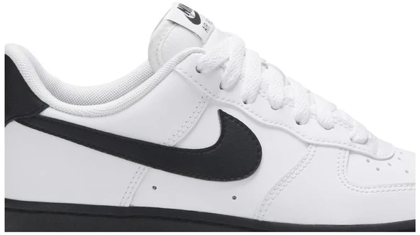 Nike Air Force 1 Low White Black Sole Spor Ayakkabı - Resim 2