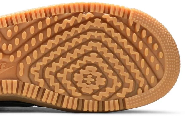 Nike Air Force 1 GTX Boot Black Gum Spor Ayakkabı - Resim 5