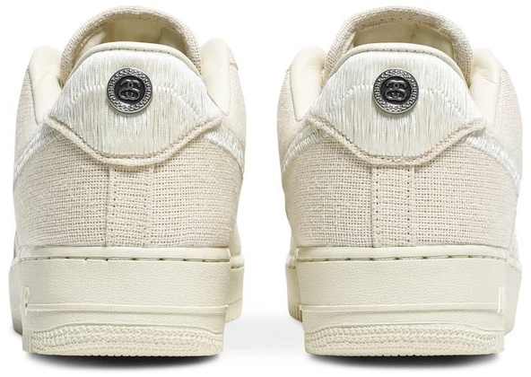 Nike Stussy x Air Force 1 Low Fossil Stone Spor Ayakkabı - Resim 6