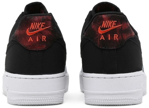 Nike Air Force 1 07 LV8 Black Smoke Grey Spor Ayakkabı - Resim 6