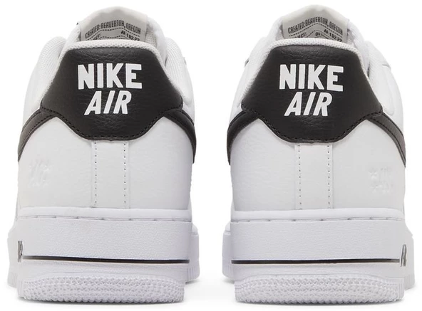 Nike Air Force 1 40th Anniversary White Black Spor Ayakkabı - Resim 6