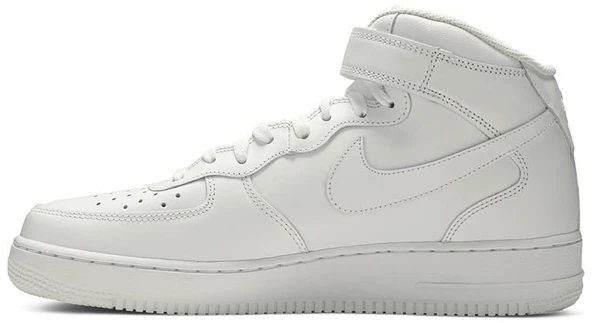 Nike Air Force 1 Mid White Spor Ayakkabı - 3