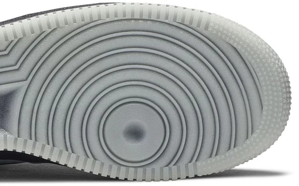 Nike Air Force 1 07 Skeleton QS Black Spor Ayakkabı - Resim 5