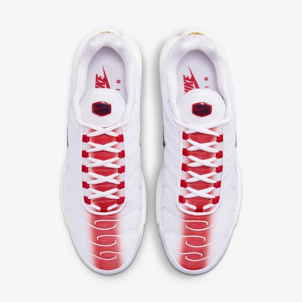 Nike Air Max Plus Gradient White University Red Spor Ayakkabı - 4