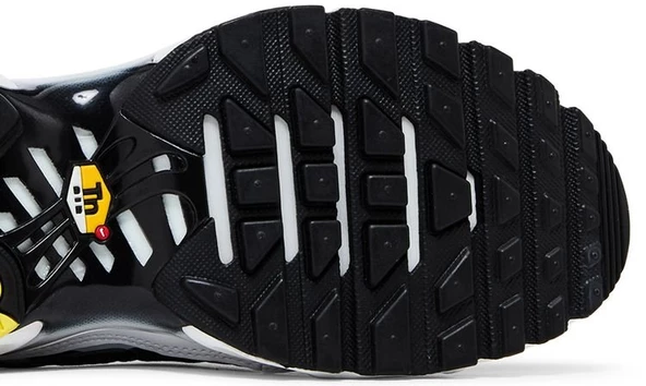 Nike Air Max Plus White Black Metallic Pewter Spor Ayakkabı - Resim 5