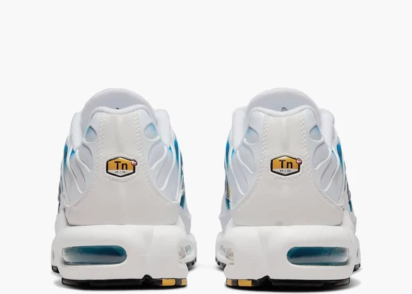 Nike Air Max Plus Spray Paint Swoosh White Blue Spor Ayakkabı - Resim 4